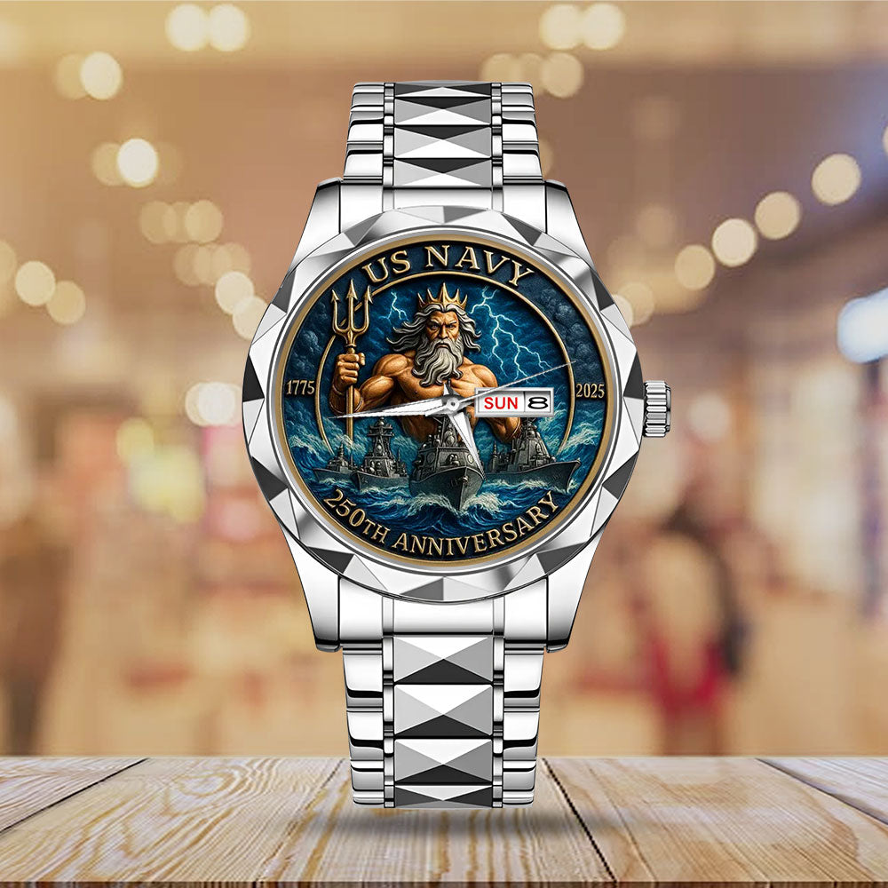 US Navy Alloy Luxury Quartz Watch – MAITM 12533