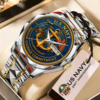 US Navy Alloy Luxury Quartz Watch – HOATT 11833