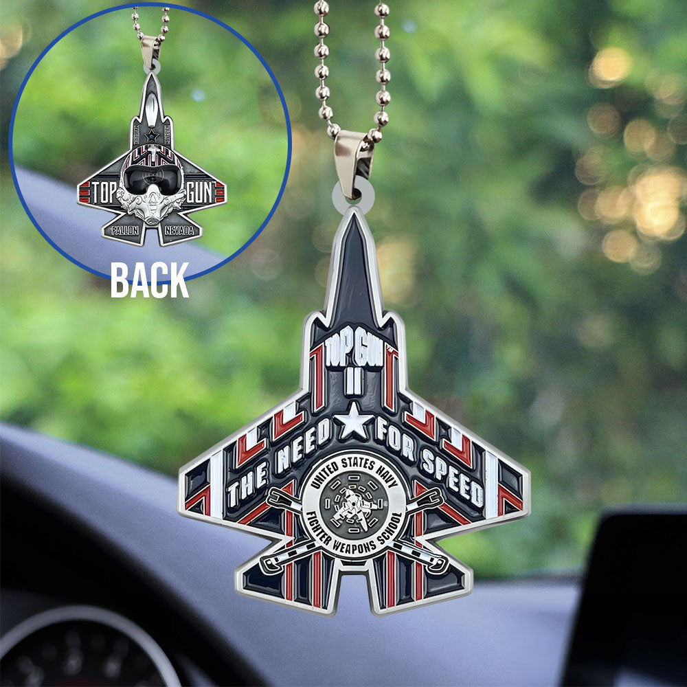 US Navy x Top Gun Custom Shape 2-sided Acrylic Car Ornament – TANTN19395