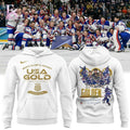 USA Men’s National ICE Hockey Team 2026 Olympic Gold Hoodie