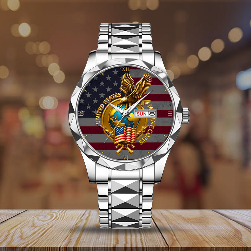 US Marine Corps Alloy Luxury Quartz Watch – TMTHU 241