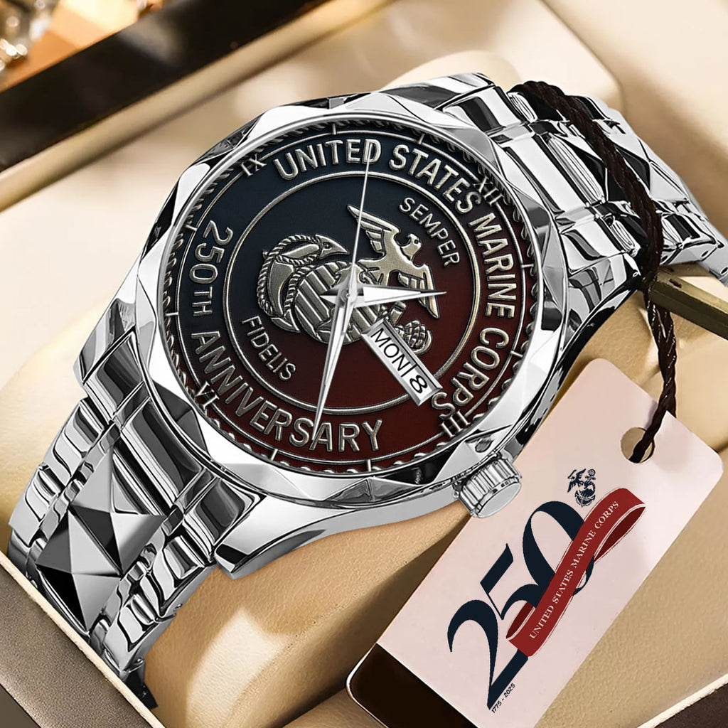 US Marine Corps Alloy Luxury Quartz Watch – TMTHU551