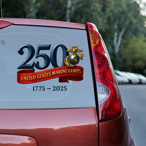 US Marine Corps 250th Anniversary 2025 Car Sticker – TMTHU569