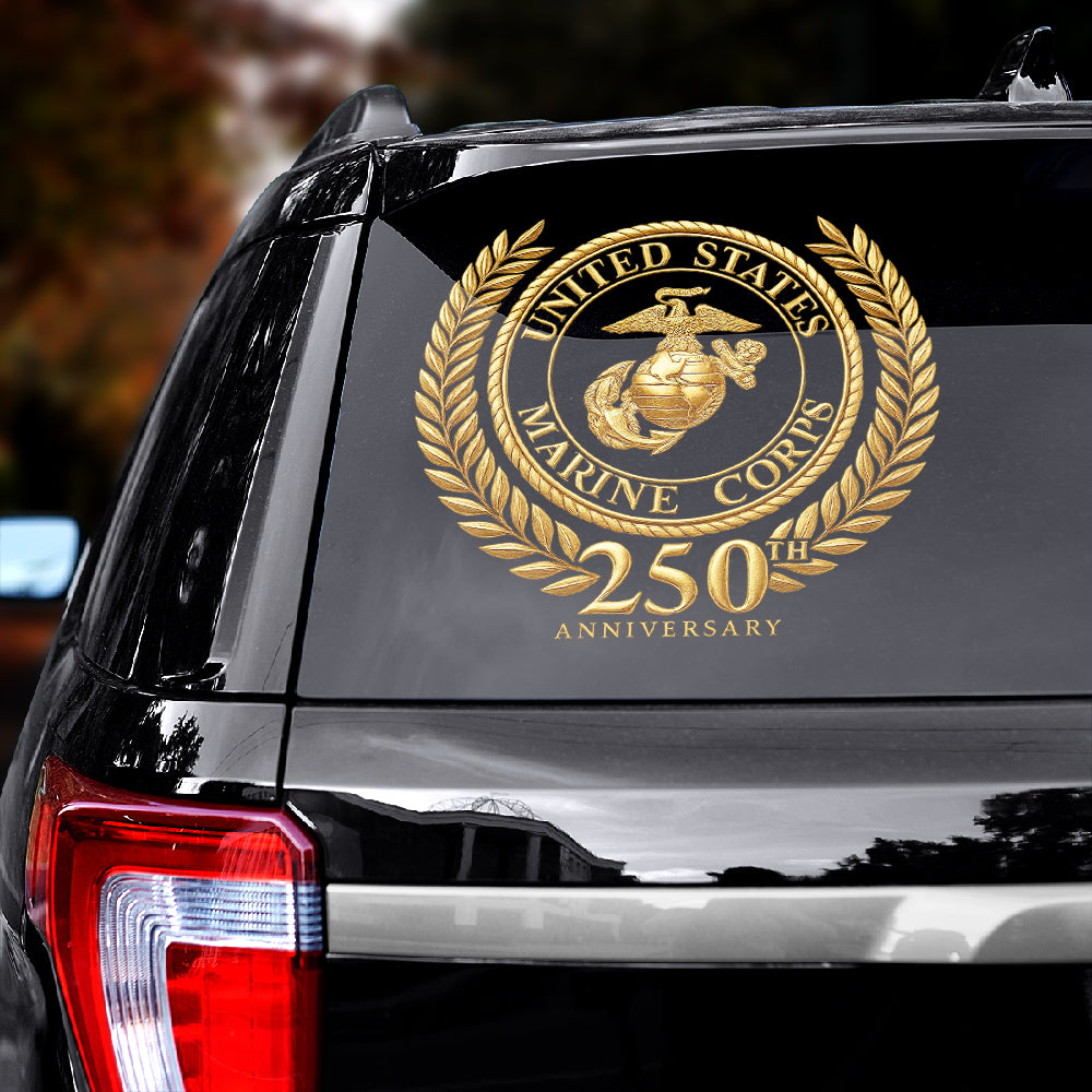 US Marine Corps 250th Anniversary 2025 Car Sticker – TMTHU571