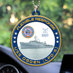 USS Ogden (LPD-5) Custom Shape 2-sided Acrylic Car Ornament – HOATT13227