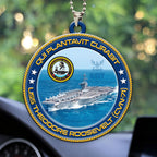 USS Theodore Roosevelt (CVN-71) Custom Shape 2-sided Acrylic Car Ornament – HOATT13231