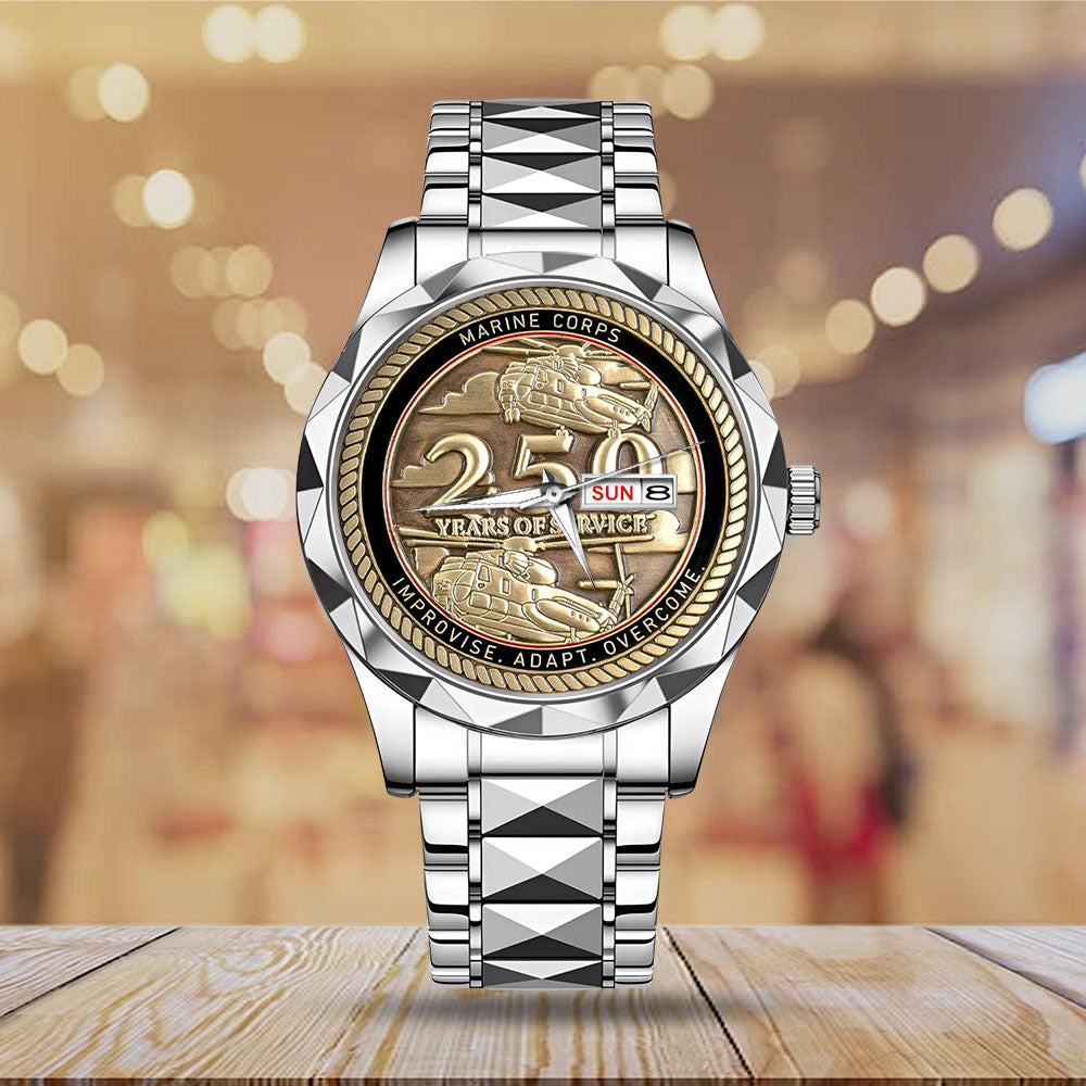 US Marine Corps Alloy Luxury Quartz Watch – MAITM 12126