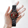 US Marine Corps Black Stainless Steel Watch – TANTN15905