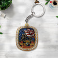 US Marine Corps Custom Shape 2-Side Printed Keychain – TANTN15349