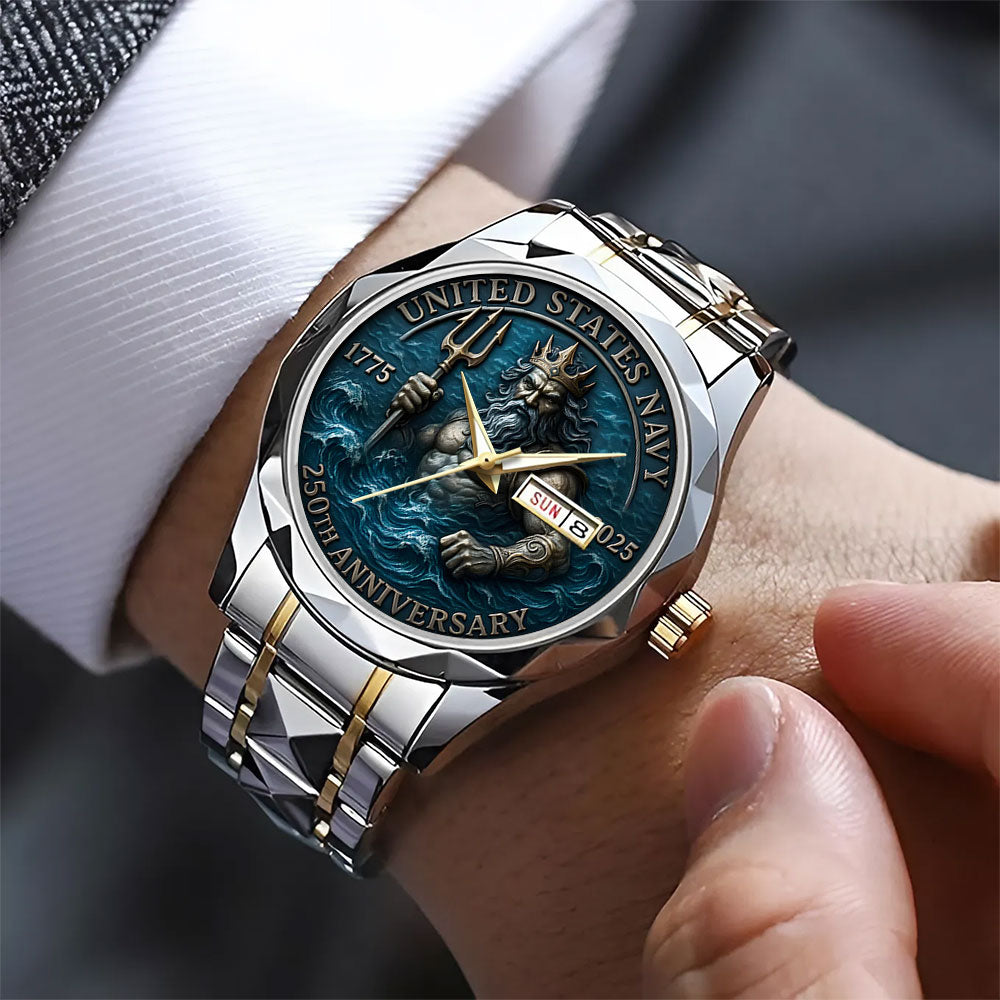 US Navy Alloy Luxury Quartz Watch – TANTN 14635