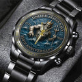 US Navy Black Stainless Steel Watch – TANTN15893