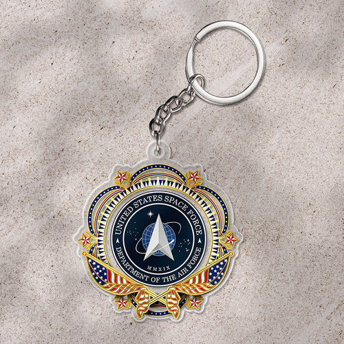 US Space Force Custom Shape 1-sided Keychain – HOATT12509.6