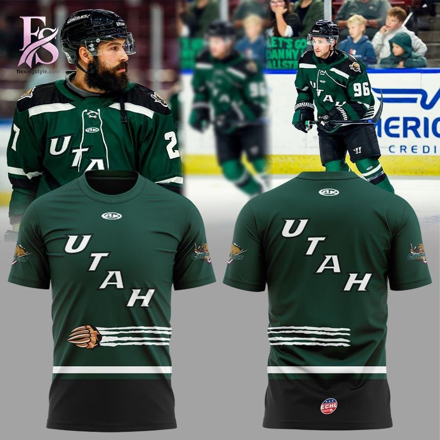 Utah Grizzlies Green Wordmark Shirt