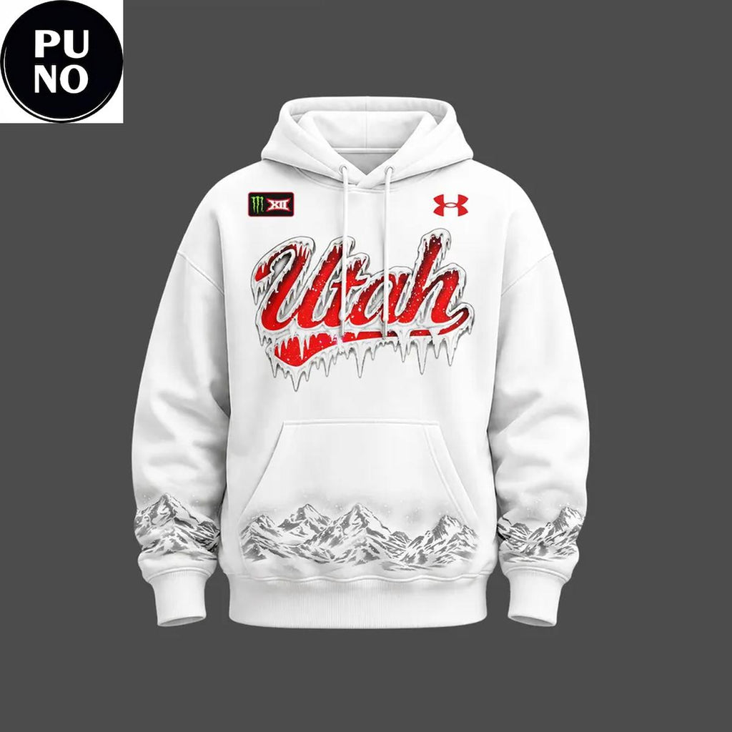 Utah Utes Football Ice Cold White Out 2026 Hoodie T-Shirt
