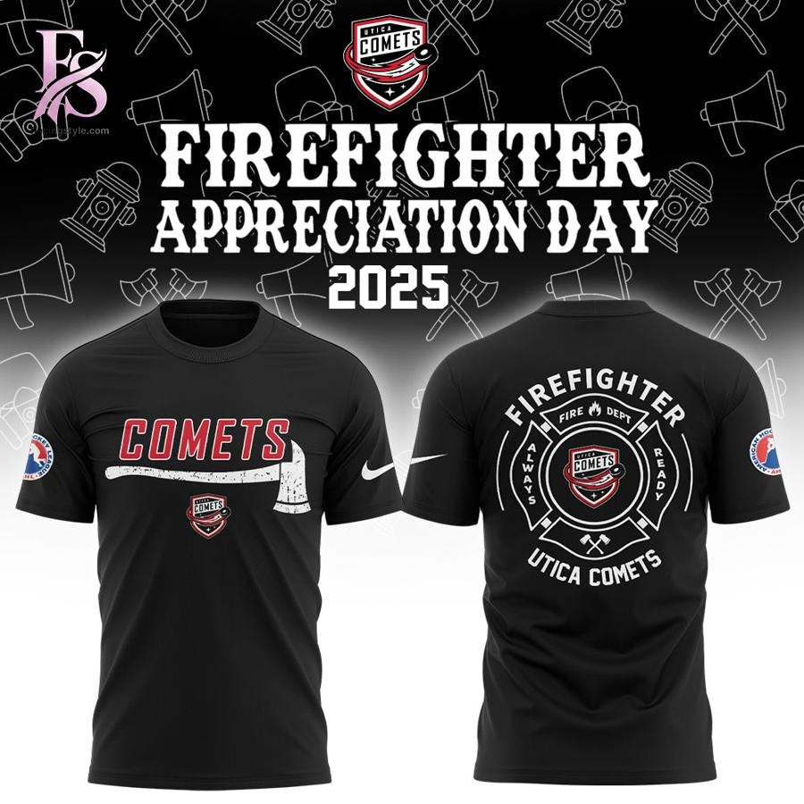 Utica Comets Firefighter Application Day Shirt