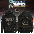 Vancouver Canucks Salute To Service Veterans Day Hoodie Shirt
