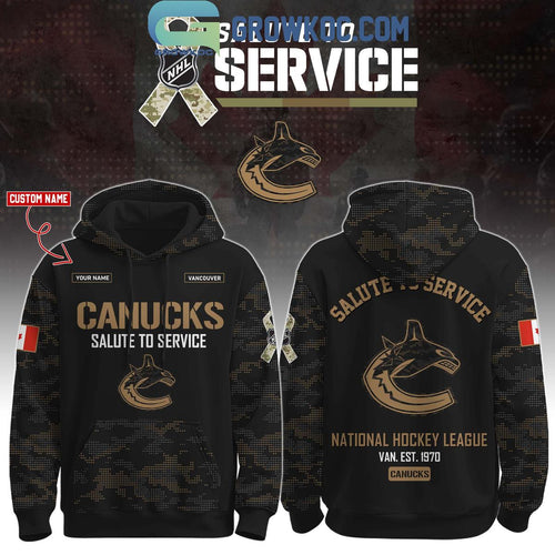 Vancouver Canucks Salute To Service Veterans Day Hoodie Shirt