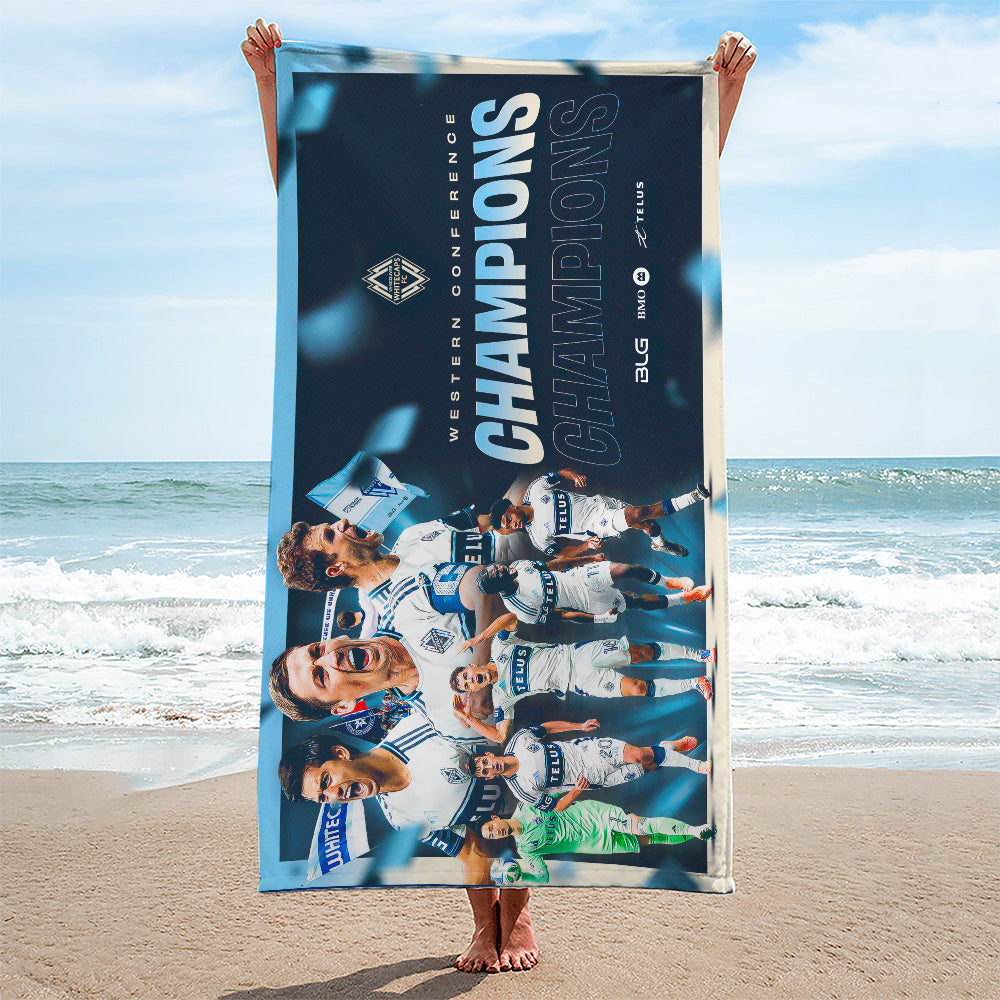 Vancouver Whitecaps FC Rectangle Beach Towel – TANTN19061