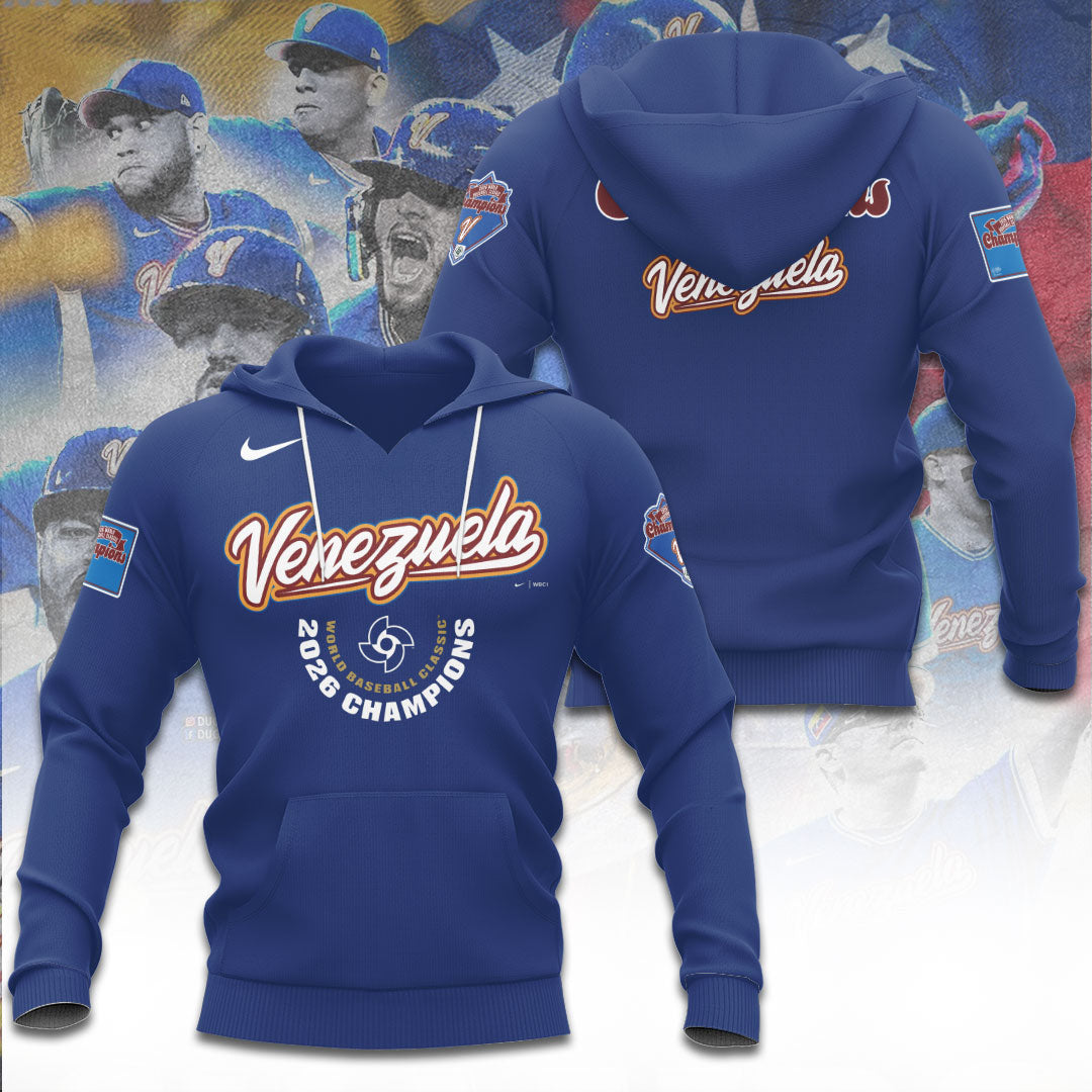 Venezuela 2026 World Baseball Classic Champions 3D Apparel – TANTN21750