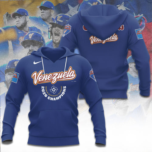 Venezuela 2026 World Baseball Classic Champions 3D Apparel – TANTN21750