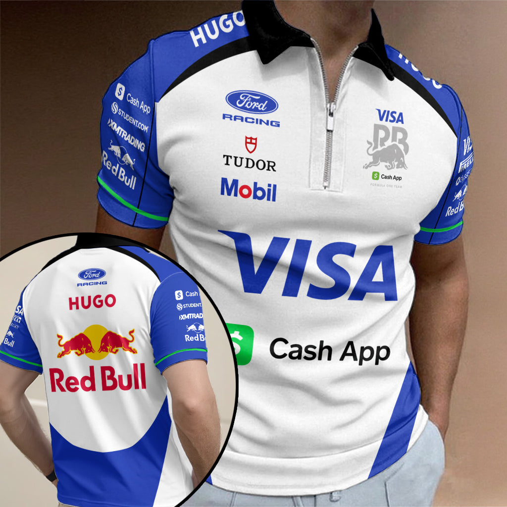 Visa Cash App Racing Bulls F1 Team Zip Polo Shirt – TANTN20244