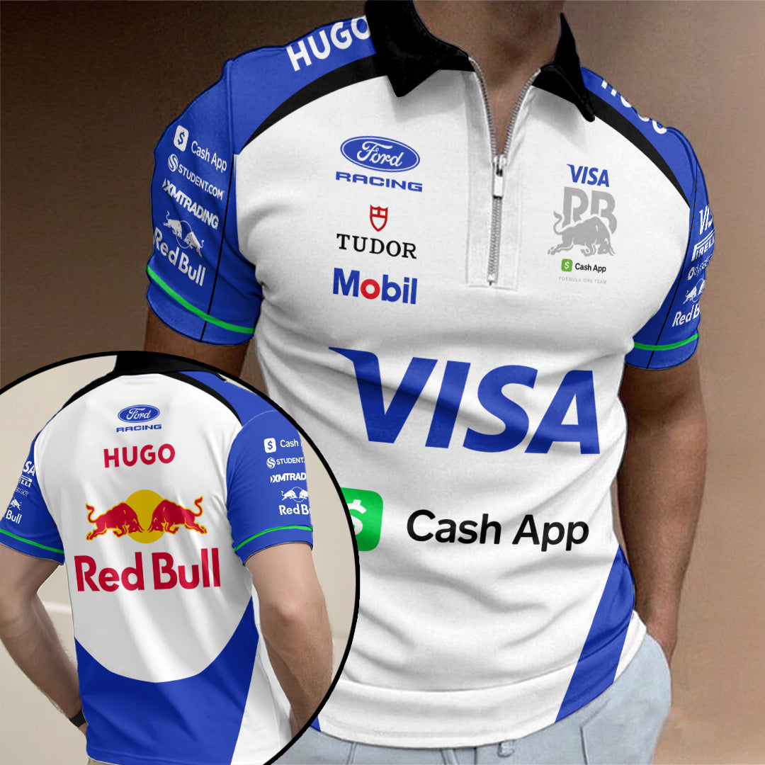 Visa Cash App Racing Bulls F1 Team Zip Polo Shirt – TANTN20244