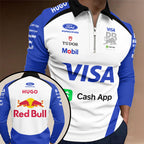 Visa Cash App Racing Bulls F1 Team Zip Polo Shirt – TANTN20244