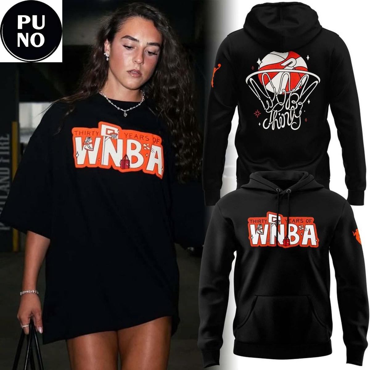 WNBA 2026 Thirty Years of WNBA Hoodie T-Shirt
