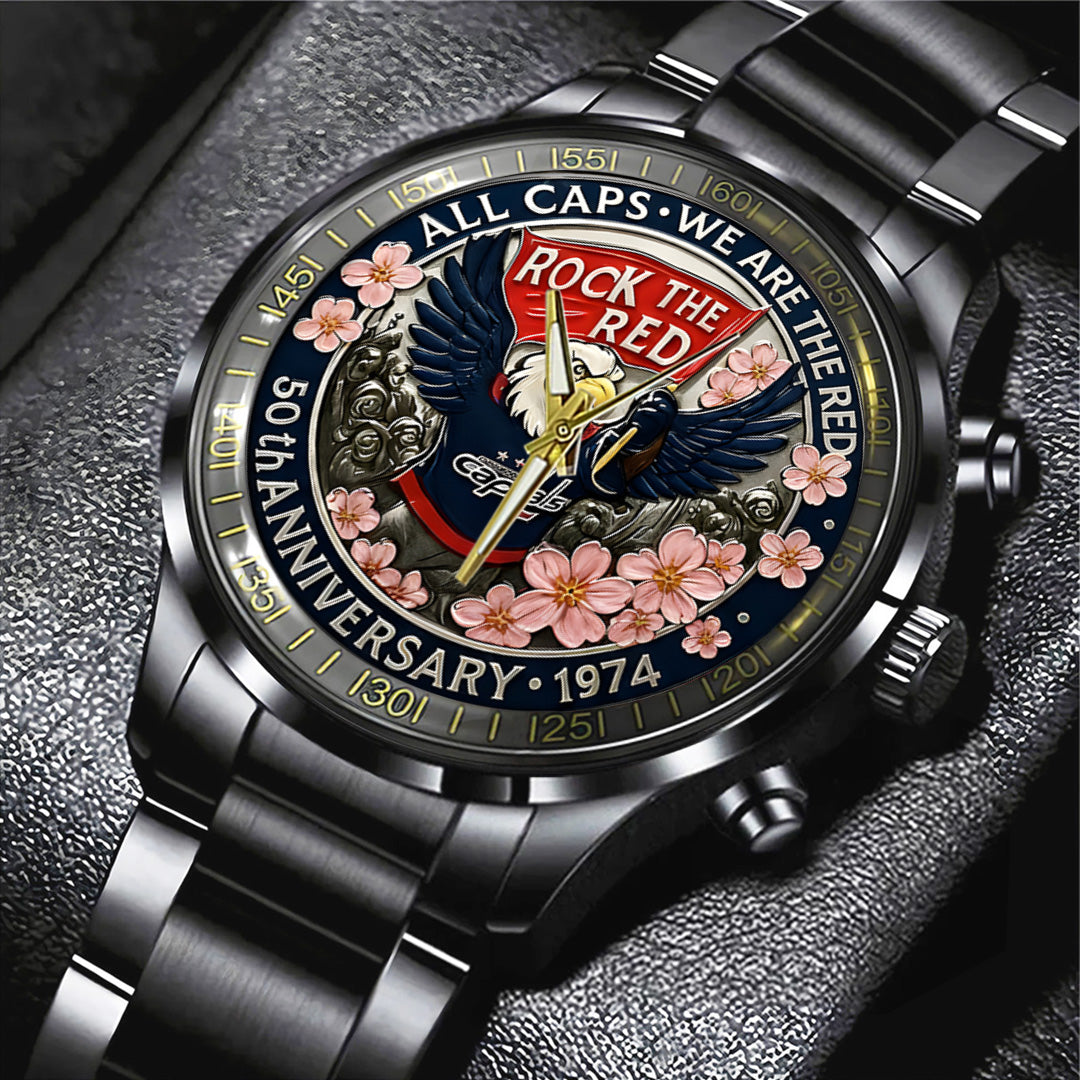 Washington Capitals 50 Years Black Stainless Steel Watch – TANTN17830