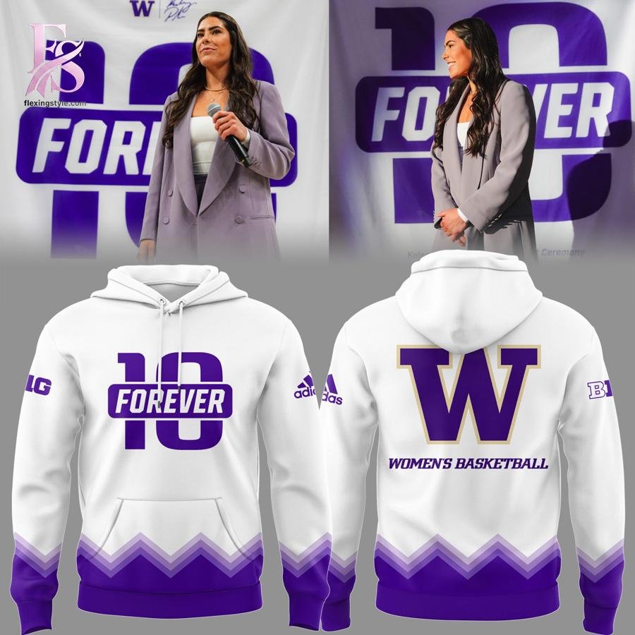 Washington Huskies Women’s Basketball NCAA Forever 10 Hoodie