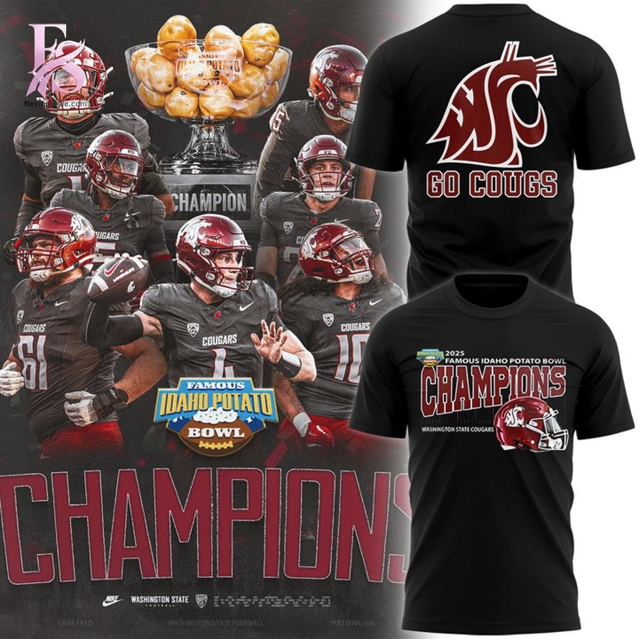 Washington State 2026 Potato Bowl Champions Hoodie