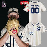 West Virginia Mountaineers Throwback Uniform Baseball Jersey