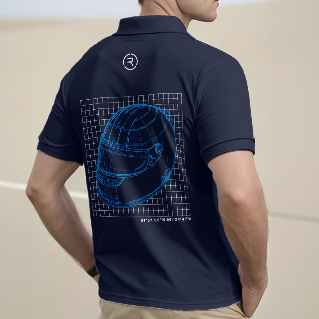 Williams Racing x Reflo Travel Helmet Zip Polo Shirt – GNE4827