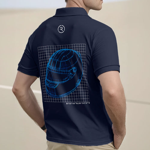 Williams Racing x Reflo Travel Helmet Zip Polo Shirt – GNE4827