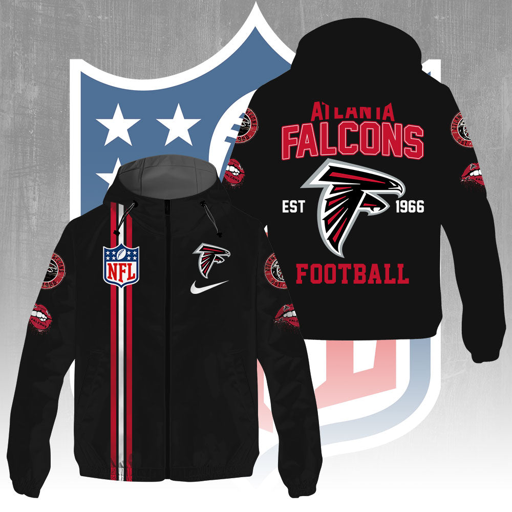 Atlanta Falcons 3D Windbreaker Jacket – GNE4280