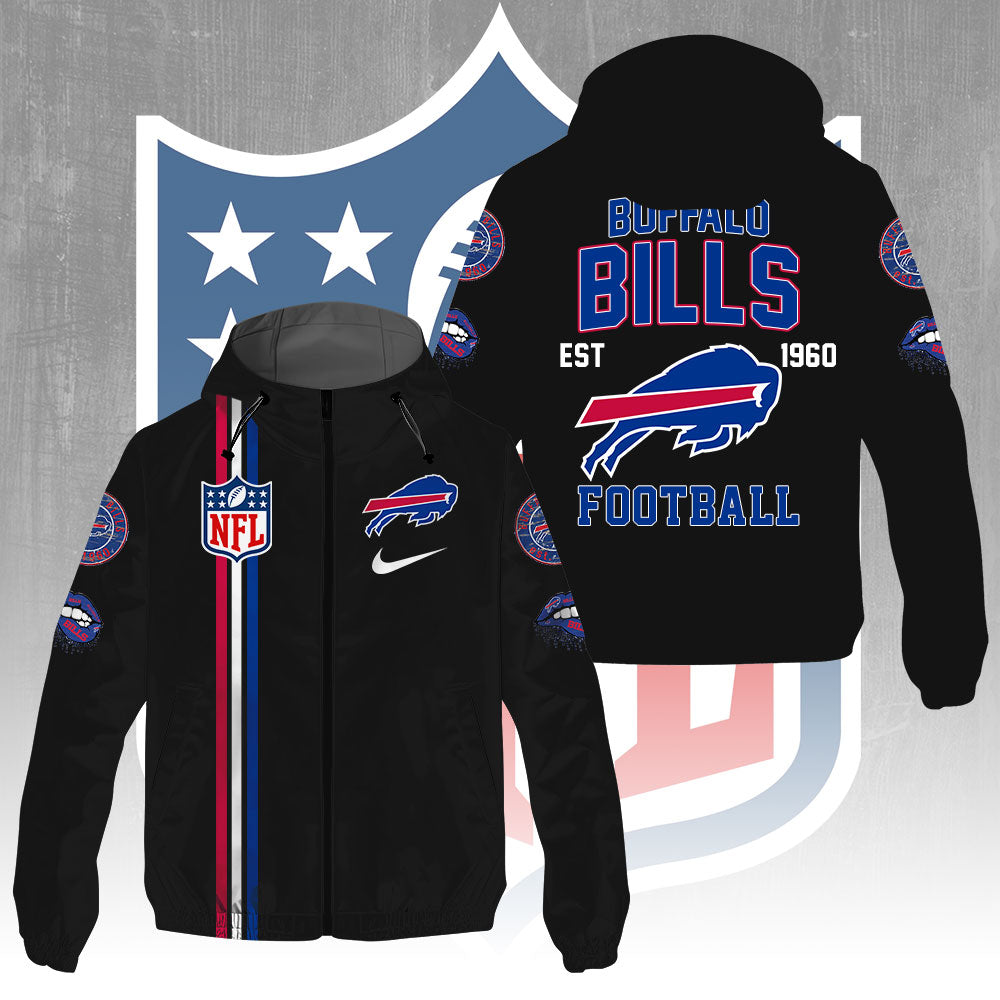 Buffalo Bills 3D Windbreaker Jacket – GNE4281
