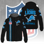 Detroit Lions 3D Windbreaker Jacket – GNE4288