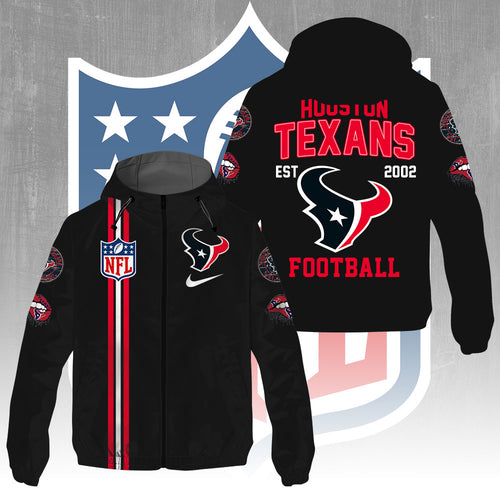 Houston Texans 3D Windbreaker Jacket – GNE4289