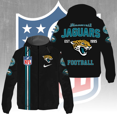 Jacksonville Jaguars 3D Windbreaker Jacket – GNE4293