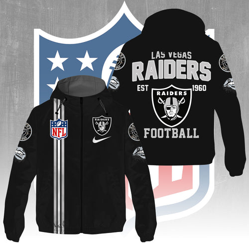 Las Vegas Raiders 3D Windbreaker Jacket – GNE4297