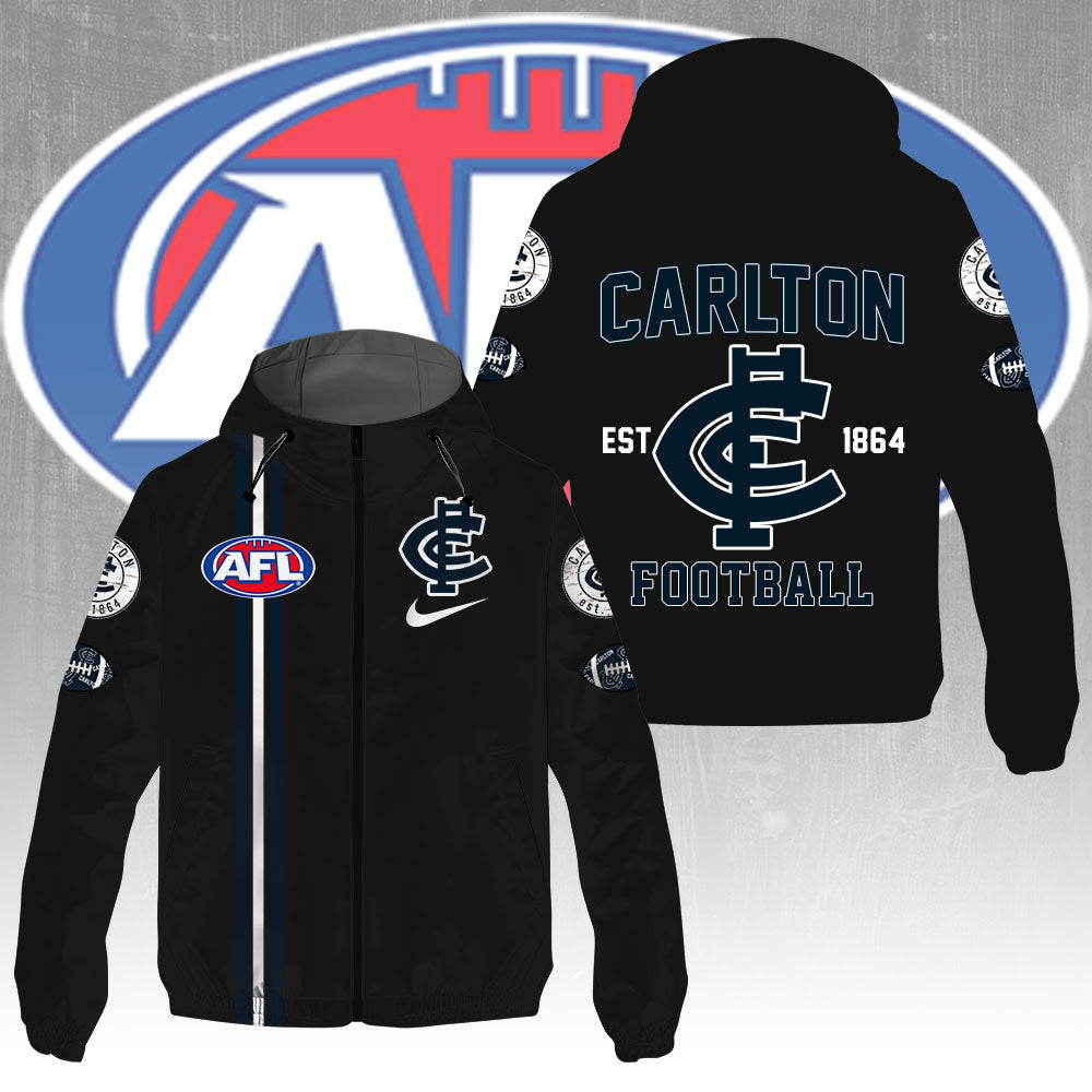 Carlton FC 3D Windbreaker Jacket – GNE4323