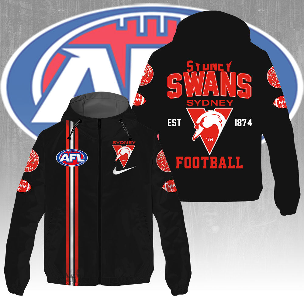 Sydney Swans FC 3D Windbreaker Jacket – GNE4336