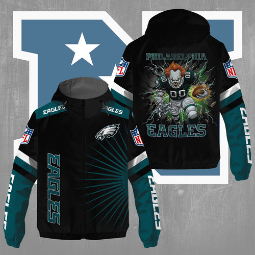 Philadelphia Eagles x Pennywise 3D Windbreaker Jacket – TMTHU791