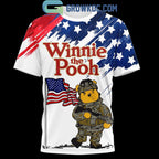 Winnie The Pooh Salute To Service Thank You Veterans Shirt