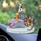 Winnie-the-Pooh 100th Anniversary Custom shape 2-sided Acrylic Car Ornament – TMTHU3134