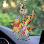 Winnie-the-Pooh 100th Anniversary Custom shape 2-sided Acrylic Car Ornament – TMTHU3191