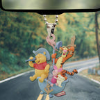 Winnie-the-Pooh 100th Anniversary Custom shape 2-sided Acrylic Car Ornament – TMTHU3191