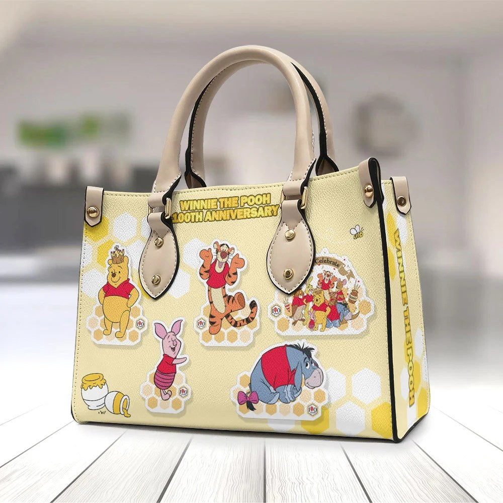 Winnie-the-Pooh 100th Anniversary 2026 Leather HandBag – TMTHU8841