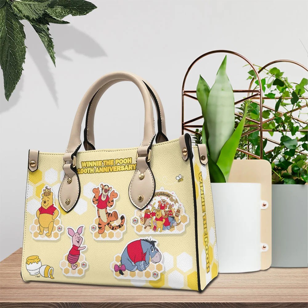 Winnie-the-Pooh 100th Anniversary 2026 Leather HandBag – TMTHU8841