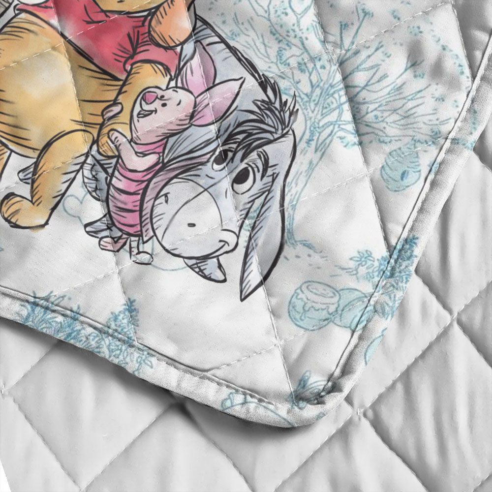 Winnie-the-Pooh 100th Anniversary 2026 Quilt Blanket – TMTHU6151